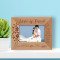 Wedding Love Is Sweet Personalized Wooden Frame-5" x 3 1/2" Brown Horizontal