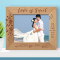 Wedding Love Is Sweet Personalized Wooden Frame-10" x 8" Brown Horizontal