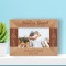 Wedding It Is Love Personalized Wooden Frame-6" x 4" Brown Horizontal