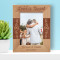 Wedding It Is Love Personalized Wooden Frame 5" x 7" Brown (Vertical)