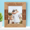Wedding It Is Love Personalized Wooden Frame 8" x 10" Brown (Vertical)