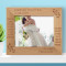 Wedding Forever Together Personalized Wooden Frame-10" x 8" Brown Horizontal