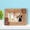 Wedding To Love And Be Loved Is To Feel The Sun From Both Sides Personalized Wooden Frame-6" x 4" Brown Horizontal