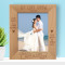 Wedding Let Love Grow Personalized Wooden Frame 8" x 10" Brown (Vertical)