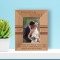 A Great Marriage Is Not When The Perfect Couple Comes Together Personalized Wooden Frame 3 1/2" x 5" Brown (Vertical)