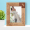 Wedding In All The World, There Is No Heart For Me Like Yours Personalized Wooden Frame 5" x 7" Brown (Vertical)