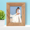 Wedding Being Deeply Loved By Someone Personalized Wooden Frame 5" x 7" Brown (Vertical)