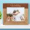 Our Wedding That Word Is Love Personalized Wooden Frame-10" x 8" Brown Horizontal