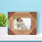 Wedding I Have Found You Personalized Wooden Frame -5" x 3 1/2" Brown Horizontal