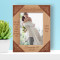 Wedding I Have Found You Personalized Wooden Frame 5" x 7" Brown (Vertical)