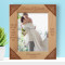 Wedding I Have Found You Personalized Wooden Frame 8" x 10" Brown (Vertical)