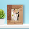 Forever And Always Personalized Wooden Frame 3 1/2" x 5" Brown (Vertical)