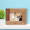 Forever And Always Personalized Wooden Frame -5" x 3 1/2" Brown Horizontal