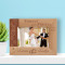 Forever And Always Personalized Wooden Frame -6" x 4" Brown Horizontal