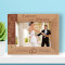 Forever And Always Personalized Wooden Frame -7" x 5" Brown Horizontal