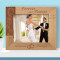 Forever And Always Personalized Wooden Frame -10" x 8" Brown Horizontal