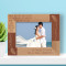 Wedding From My Dreams Personalized Wooden Frame-7" x 5" Brown Horizontal