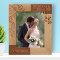 Wedding Forever Together Personalized Wooden Frame 8" x 10" Brown (Vertical)