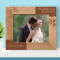 Wedding Forever Together Personalized Wooden Frame-10" x 8" Brown Horizontal