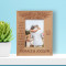 Wedding From My Dreams Personalized Wooden Frame 3 1/2" x 5" Brown (Vertical)