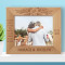 Wedding From My Dreams Personalized Wooden Frame-10" x 8" Brown Horizontal