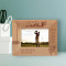 Happiness Is A long Walk With A Putter Personalized Wooden Frame-5" x 3 1/2" Brown Horizontal