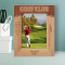 The Most Important Shot In Golf Is The Next One Personalized Wooden Frame 5" x 7" Brown (Vertical)