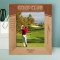 The Most Important Shot In Golf Is The Next One Personalized Wooden Frame 8" x 10" Brown (Vertical)