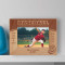 Baseball To The Next Home Run Personalized Wooden Frame-6" x 4" Brown Horizontal