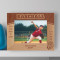 Baseball To The Next Home Run Personalized Wooden Frame-7" x 5" Brown Horizontal