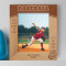 Baseball To The Next Home Run Personalized Wooden Frame 8" x 10" Brown (Vertical)