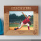 Baseball To The Next Home Run Personalized Wooden Frame-10" x 8" Brown Horizontal