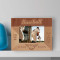 Is More Than A Game It's Like Life Played Out On A Field Personalized Wooden Frame-5" x 3 1/2" Brown Horizontal