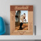 Is More Than A Game It's Like Life Played Out On A Field Personalized Wooden Frame 4" x 6" Brown (Vertical)