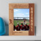 Baseball Is A Good Thing Always Was Always Will Be Personalized Wooden Frame 5" x 7" Brown (Vertical)