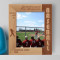 Baseball Is A Good Thing Always Was Always Will Be Personalized Wooden Frame 8" x 10" Brown (Vertical)