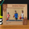Basketball Is More Than A Game Personalized Wooden Frame-10" x 8" Brown Horizontal