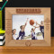Basketball But People Who Never Quit Personalized Wooden Frame-10" x 8" Brown Horizontal