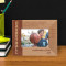Basketball Is About Talent, Hard Work Personalized Wooden Frame-5" x 3 1/2" Brown Horizontal