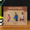 Basketball You Continue To Learn From The Game Day In And Day Out Personalized Wooden Frame-7" x 5" Brown Horizontal