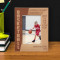 Basketball Teamwork Is The Beauty Of Our Sport Personalized Wooden Frame 4" x 6" Brown (Vertical)