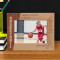Basketball Teamwork Is The Beauty Of Our Sport Personalized Wooden Frame-7" x 5" Brown Horizontal