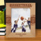 Basketball In More Than A Game Personalized Wooden Frame 8" x 10" Brown (Vertical)