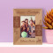 Happy Birthday You Are A Beautiful Person Personalized Wooden Frame 3 1/2" x 5" Brown (Vertical)