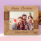 Happy Birthday You Are A Beautiful Person Personalized Wooden Frame-10" x 8" Brown Horizontal