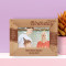 Happy Birthday May Your Special Day Personalized Wooden Frame-6" x 4" Brown Horizontal