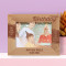Happy Birthday May Your Special Day Personalized Wooden Frame-7" x 5" Brown Horizontal