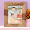 Happy Birthday May Your Special Day Personalized Wooden Frame 8" x 10" Brown (Vertical)