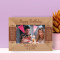 Happy Birthday May Each And Every Moment Personalized Wooden Frame-6" x 4" Brown Horizontal