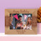 Happy Birthday May Each And Every Moment Personalized Wooden Frame-7" x 5" Brown Horizontal